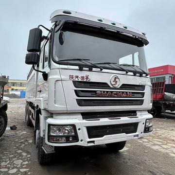 出售二手德龙自卸车 后八轮自卸侧翻渣土车九成新翻斗车自卸车