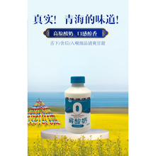 青海湖藏酸奶450g×4瓶低温包邮高原风味发酵乳代餐瓶装奶早餐奶