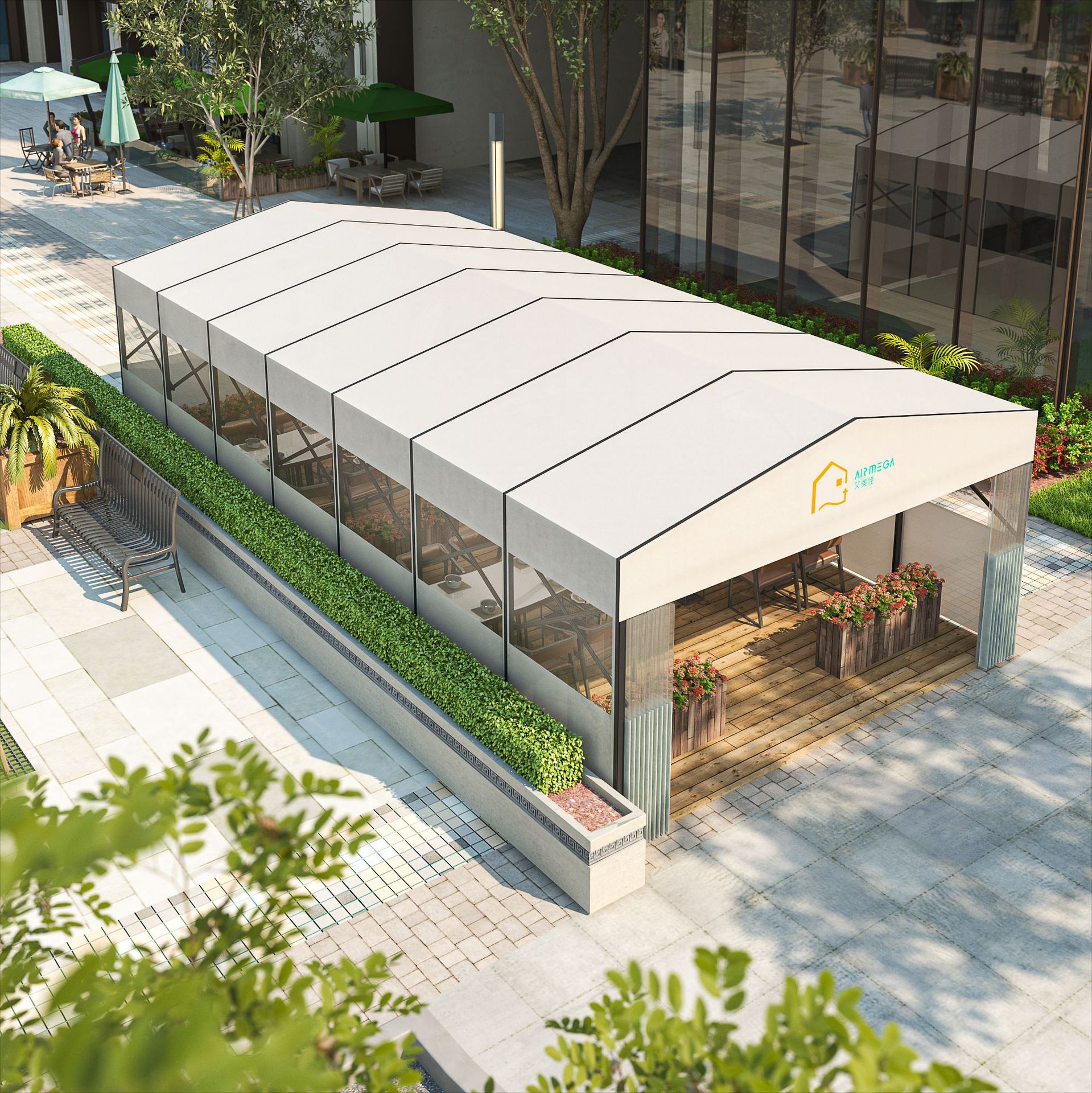 定制户外电动遮阳篷雨棚商铺篷铝合金曲臂折叠蓬伸缩棚阳台遮雨棚