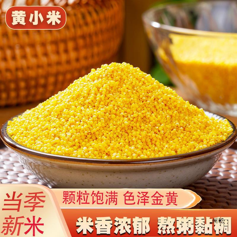 黄小米5斤新货 农家小米粥小黄米宝宝米月子米五谷杂粮粗粮食粮油