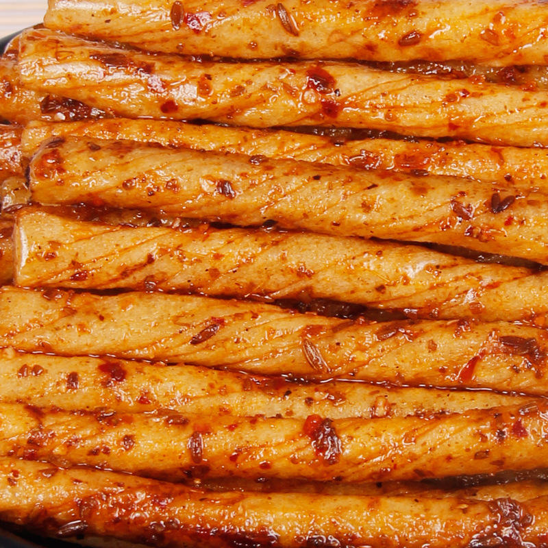 红烧牛筋辣条8090后怀旧小零食校园小吃麻辣豆筋童年儿时面筋辣条