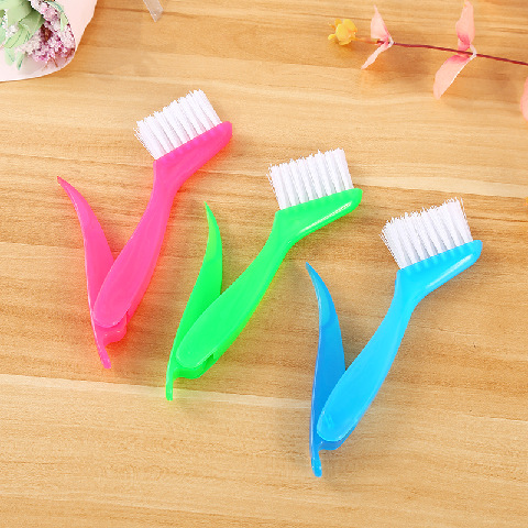 Factory Direct Sales Two-in-One Groove Cleaning Brush Kitchen Cleaning Brush Cleaning Brush Window Sill Gap Cleaning Brush Cleaning Brush TV Customization Wholesale