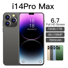i14 Pro MAX 低价跨境智能手机1+16内存胶囊灵动岛屏 6.3外贸手机