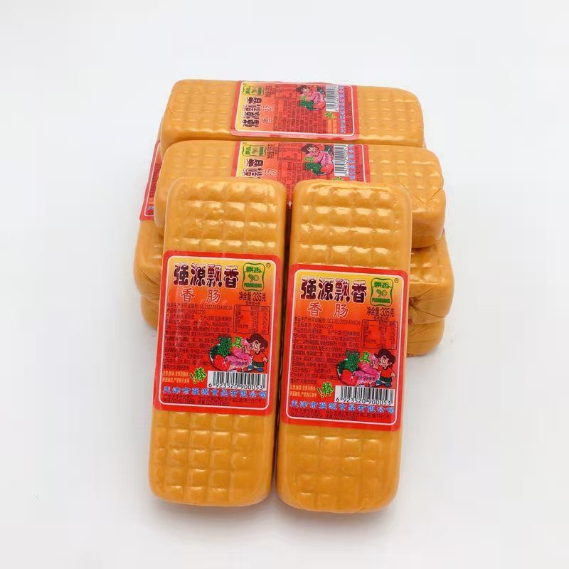 正品天津强源飘香火腿肠原味牛肉方肠火锅米线即食速食高级下酒菜