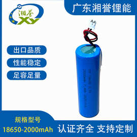 支持定制单节18650锂电池2000mAh LED照明温度计美容仪开瓶器适用