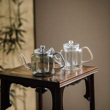 璃享玻璃茶壶电陶炉煮茶壶600ml烧水壶围炉煮茶器耐高温单壶茶具