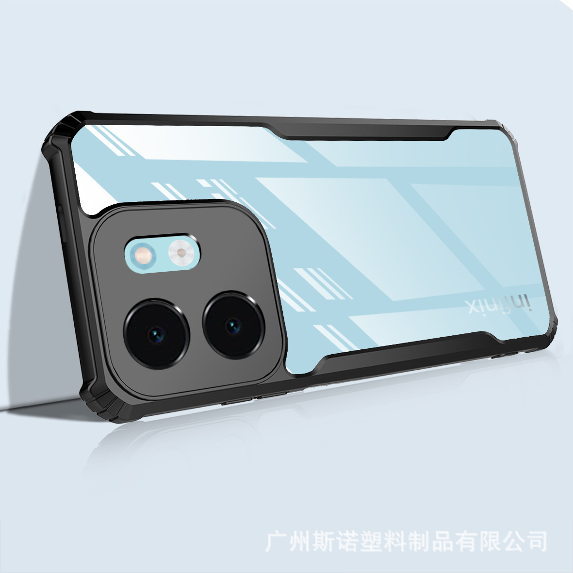 适用INFINIX Smart9四角防摔传音Hot 50i亚克力二合一保护套X6531