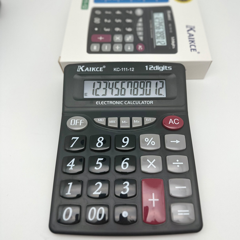 Desktop for Finance Purposes Office Supplies Computer Electronic Calculator Large Screen Large Key Factory Direct Sales Wholesale