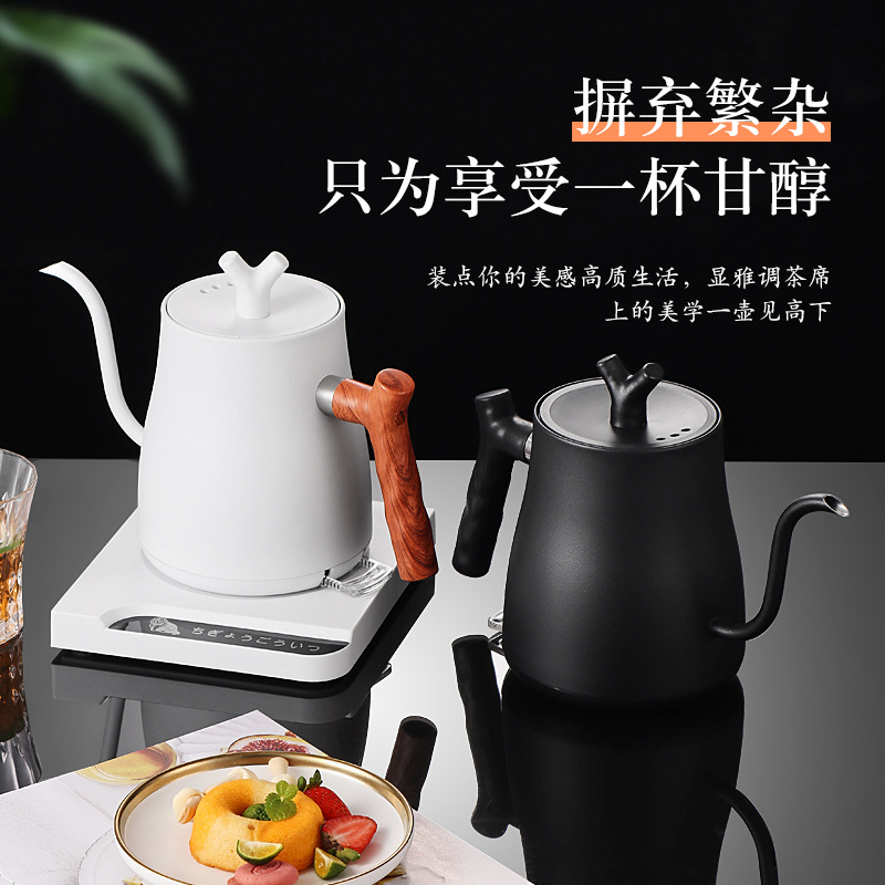 Electric Kettle Household Stainless Steel Electric Kettle Wholesale Narrow Mouth Coffee Pot Hotel Water Pot Kettle