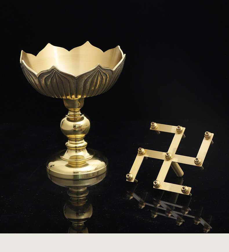 亚马逊,wish,速卖通,独立站,lazada规格8寸万字莲花油灯(九星),9寸