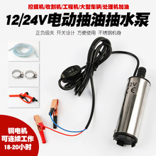 柴油电动抽油泵12V24V伏自吸泵油泵柴油泵加油机抽水抽油器油桶泵