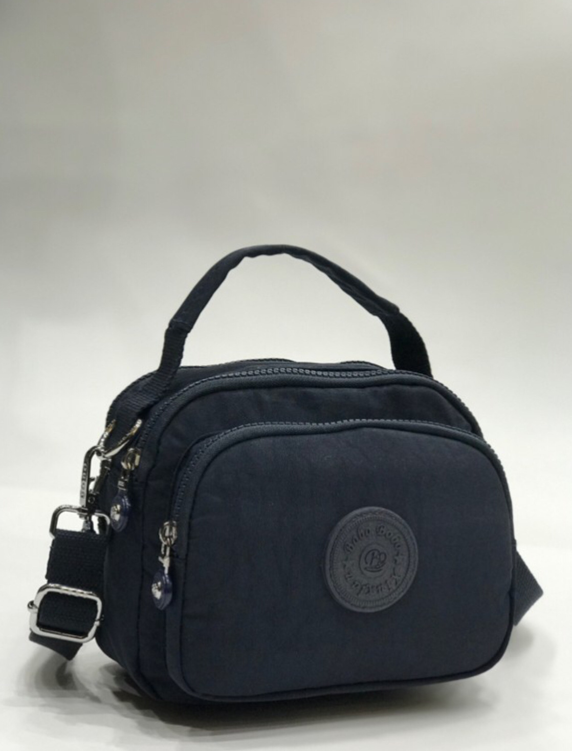 博卜厂家销售休闲尼龙布包女士单肩斜跨包简约零钱手机包轻便手提