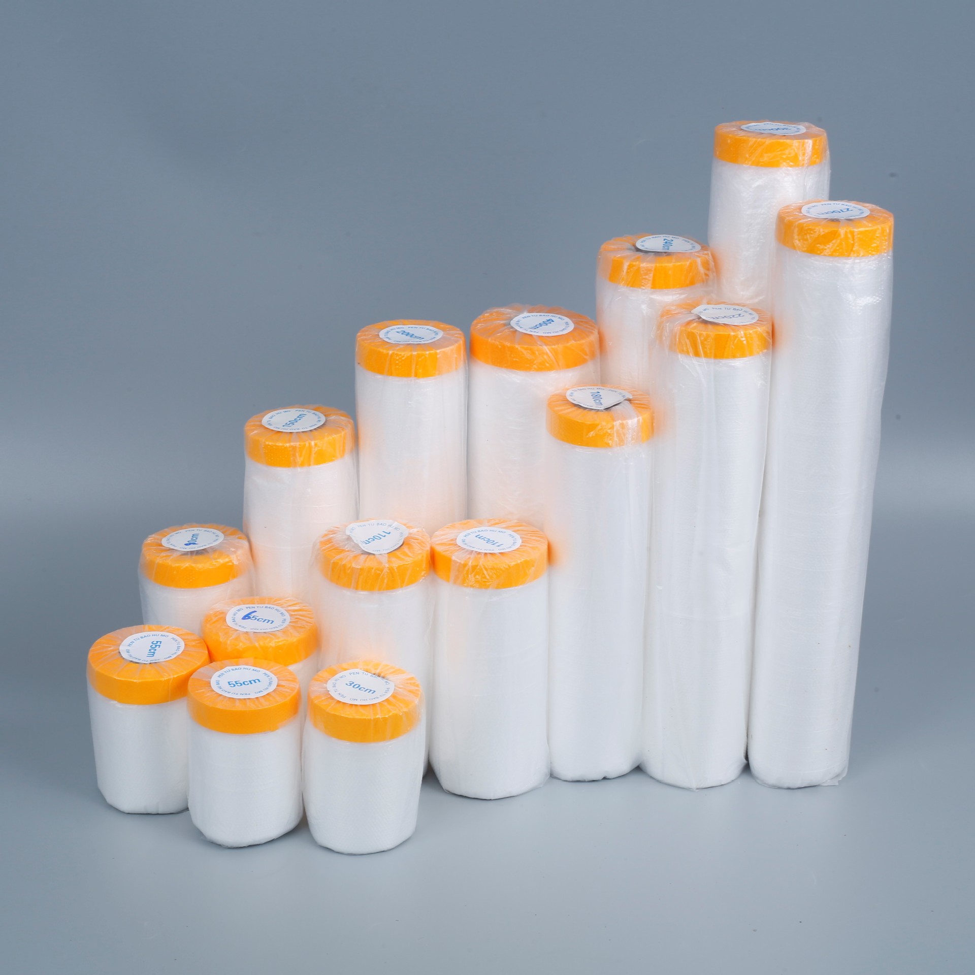 喷漆遮蔽膜油漆遮挡膜喷涂保护膜汽车装修墙面家具防尘膜20米长