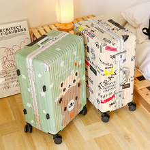 行李箱女日系拉杆箱小型铝框款男20旅行箱结实耐用密码皮箱子直销