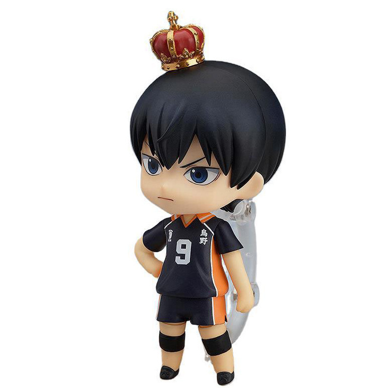 q版粘土 排球少年 9号 影山飞雄 489# 可动换脸公仔 汽车摆件模型