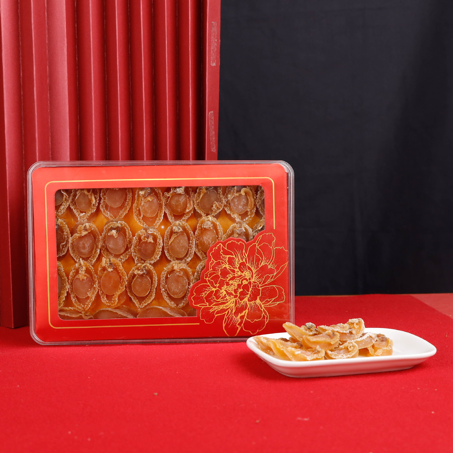 大连鲍鱼灵芝双拼礼盒装干货送领导送亲戚送长辈一件代发礼品团购