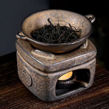 粗陶烤茶炉熏香薰炉户外古风蜡烛加热烘茶醒茶提香温茶炉陶瓷香炉