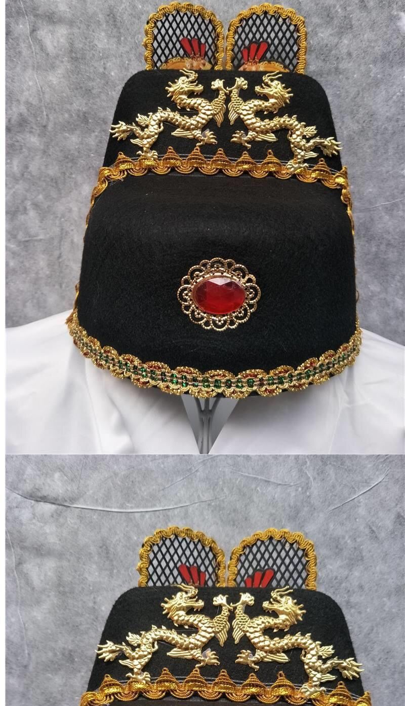 状元帽影视唐装明朝官帽乌纱帽展昭武侠古代宫廷演出道具状批发