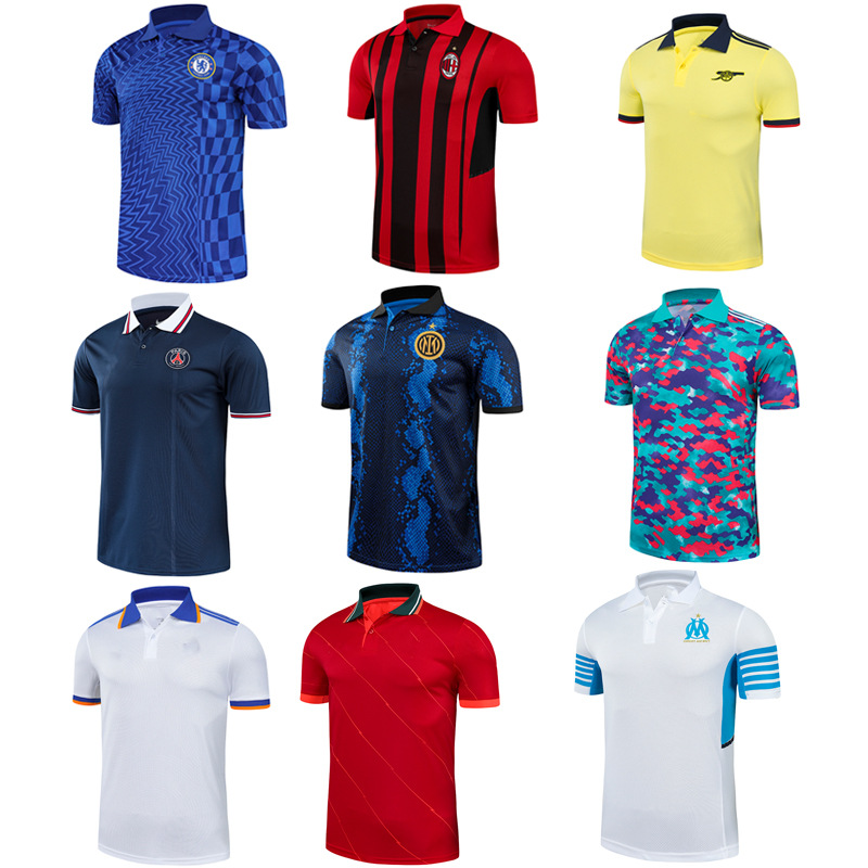源头足球服 polo衫系列 训练比赛球衣 football jersey 跨境专供
