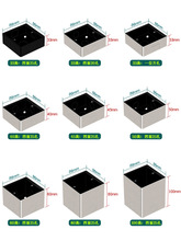 86型接线盒开关插座豪华加厚明盒不锈钢通用底盒地暖底盒