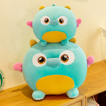 可爱恐龙公仔兜兜龙毛绒玩具儿童安抚绿恐龙玩偶女生礼