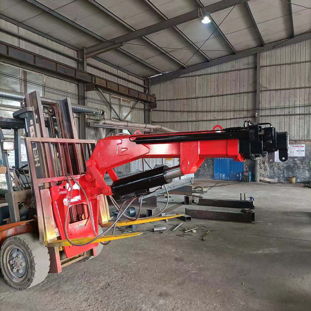 叉车加装飞臂吊 小型液压吊车 叉车改装液压吊臂 叉车吊