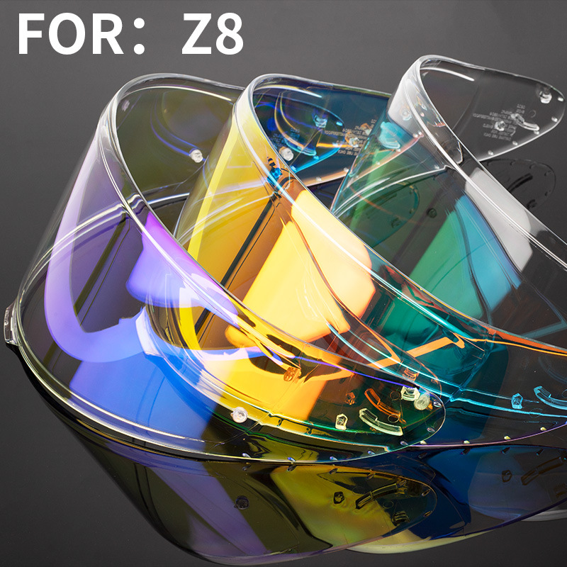 摩托车头盔z8镜片多色revo镜片cwr-f2型号强化头盔镜片防紫外线