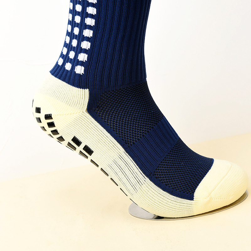 Terry Platform plus Soccer Socks Mesh Breathable Non-Slip Dispensing Socks Mid-Calf Basketball Elite Running