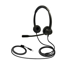 390D-USB耳机电脑耳机客服耳麦话务员头戴式话务耳机办公学习