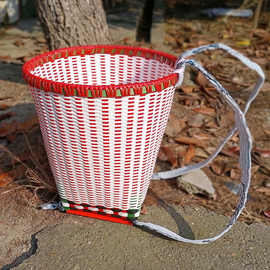 背篓成人家用买菜背篼塑料编织篮子背筐舞蹈道具农用四川厂家直销