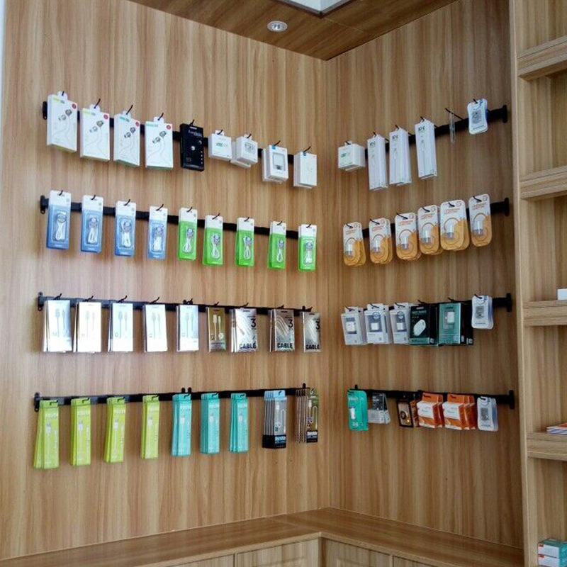 手机配件挂钩商品展示架袜子挂架货架上墙小饰品挂钩壁挂式架子