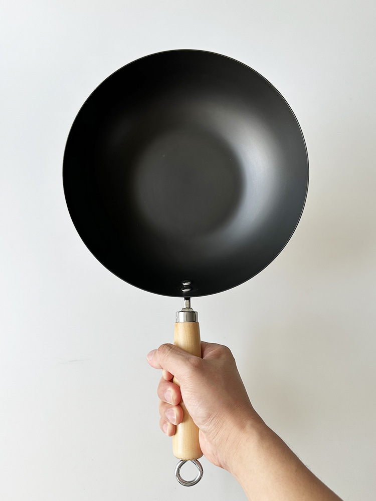 库存小号铁锅 26cm迷你精铁小炒锅 一人食炒菜锅 外贸尾单-阿里巴巴