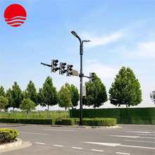 厂家生产道路综合杆 标志牌信号灯监控共杆 多功能杆 组合智慧杆