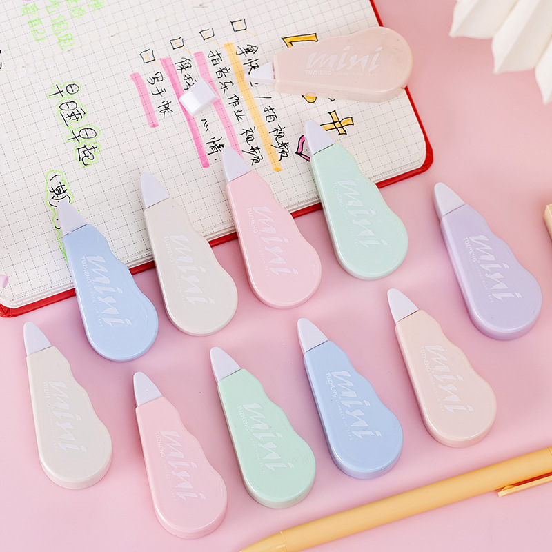 Mini correction tape Cute student Correction Tape Creative multi-function with wholesale primary and secondary school students girl heart Specification drawing