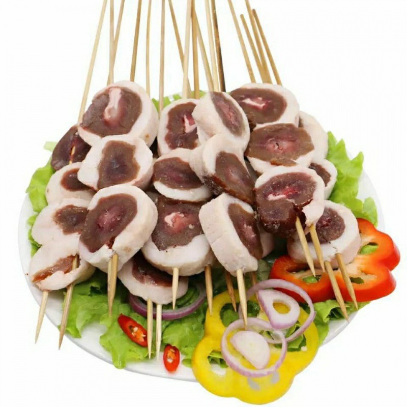羊腰子新鲜包油牛腰子清真羊腰风味羊油裹牛腰烧烤食材包邮速卖通