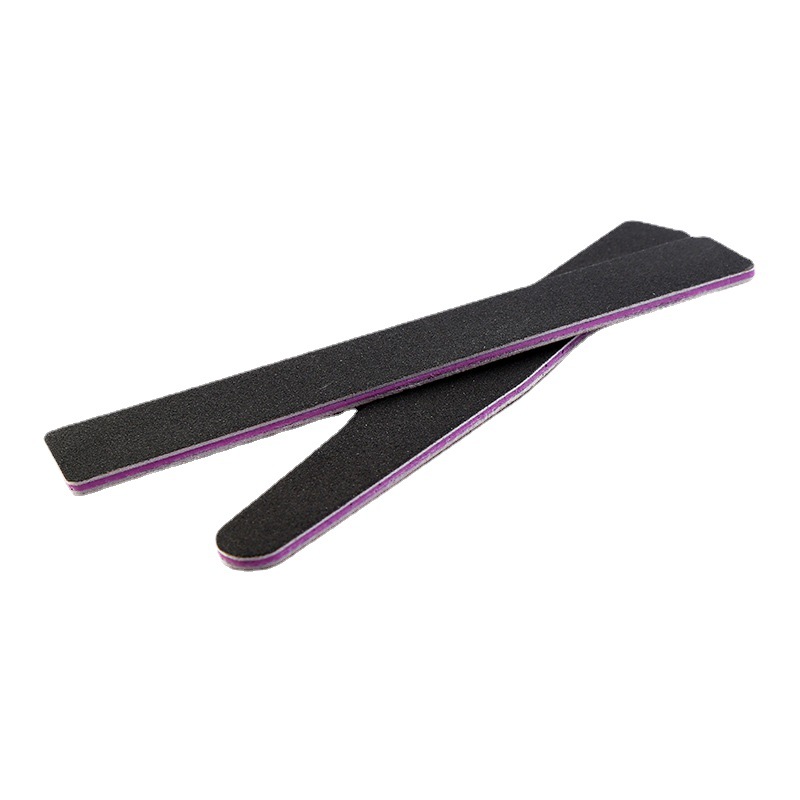 Manicure Implement Black Foam Nail File Nail Polish Sand Bar Polishing Nail Scrub File Nail Art File in Stock Wholesale