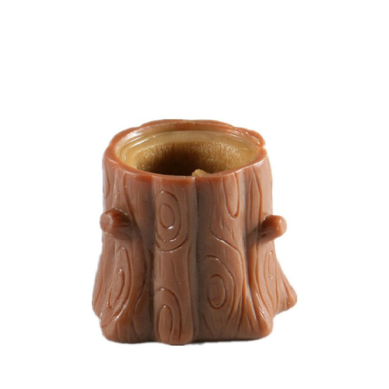 外贸亚马逊新款飞鼠杯硅胶减压玩具邪恶杯挤压玩具松鼠笔筒跨境