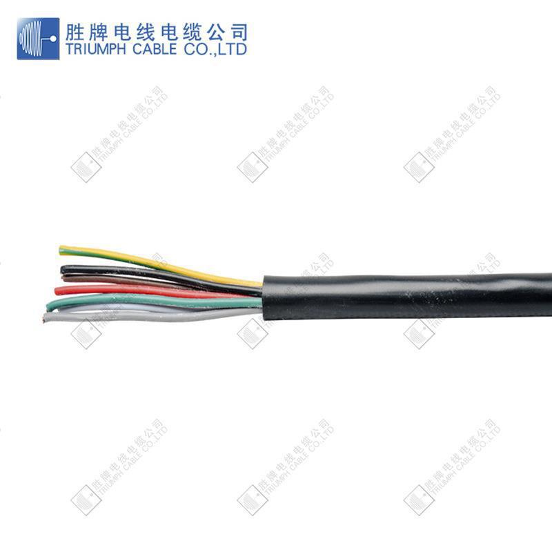 厂家供应RVV国标2*0.75MM机械设备控制线缆 纯铜电源线 电缆线