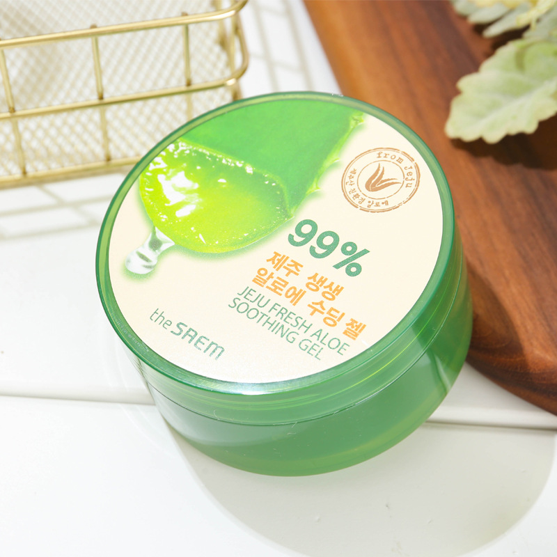 韩国the saem/得鲜芦荟胶补保水湿睡眠面膜霜战痘淡 印300ml-阿里巴巴