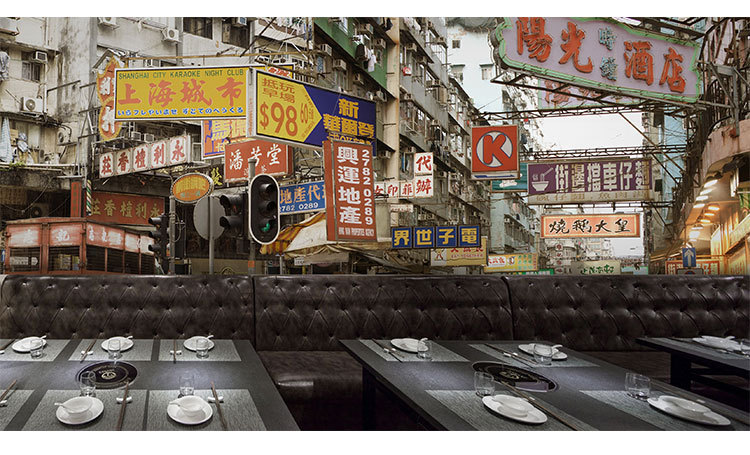 港式风格壁纸香港80年代复古装修冰室奶茶餐厅甜品店墙面装饰墙纸