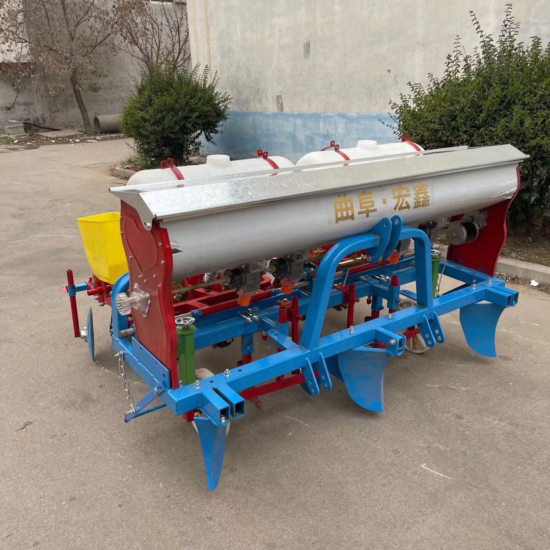 气吸式播种机 灭茬悬浮玉米播种机 先覆膜后播种免间苗玉米点播机