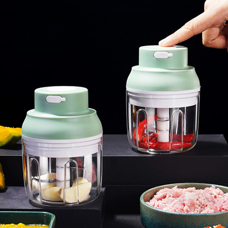 无线电动蒜泥器蒜蓉捣蒜泥拉蒜大蒜捣碎器小蒜泥搅蒜机绞蒜搅碎机