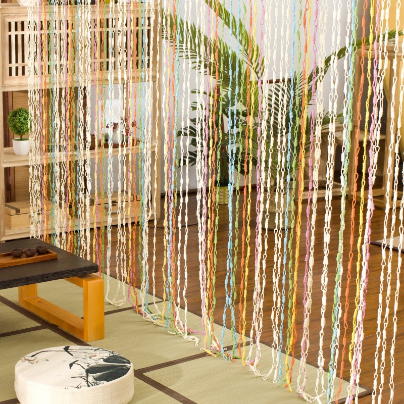 门帘幼儿园环境装饰吊帘子茶馆饭店咖啡厅隔断帘区域布置墙壁挂帘