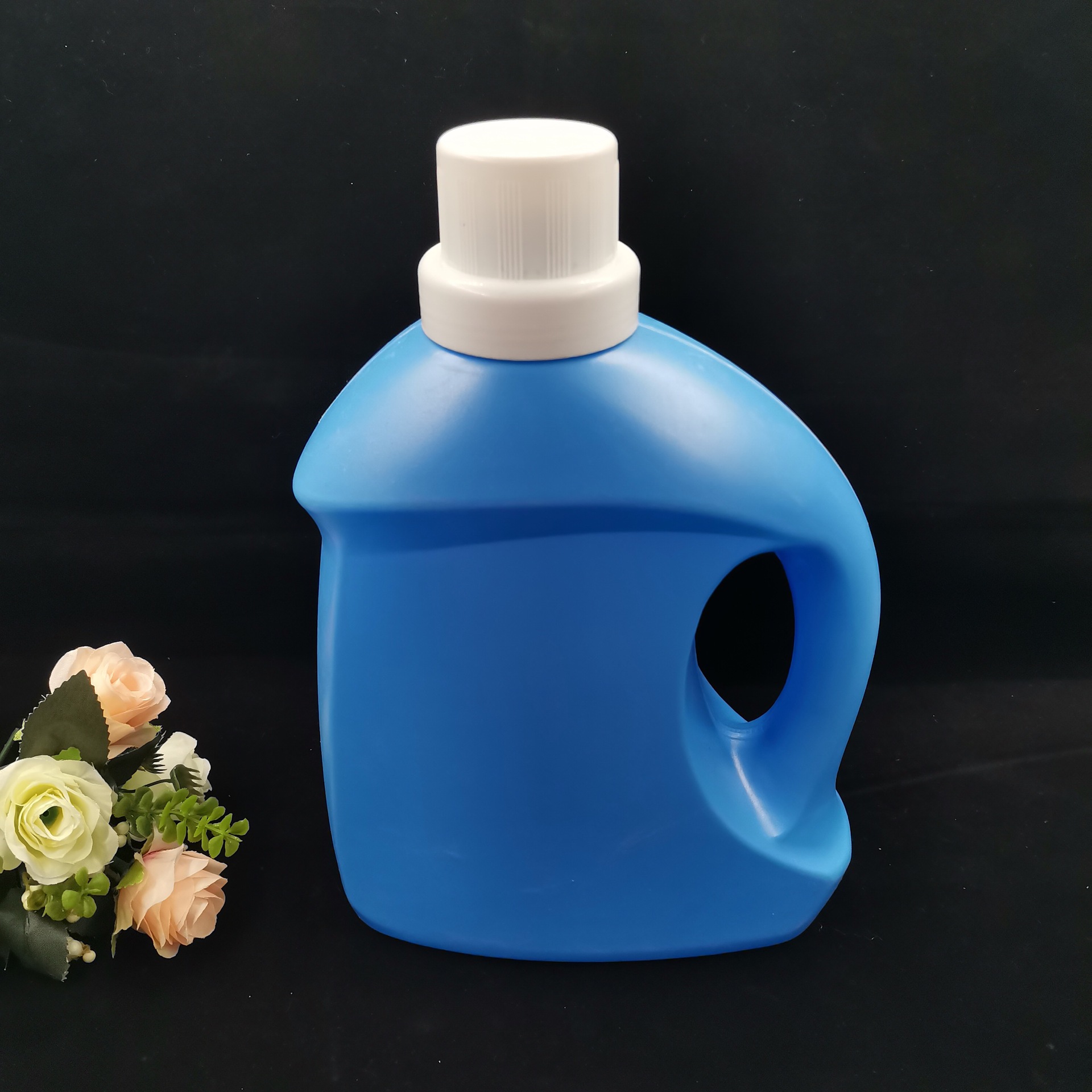 2升3升洗衣液瓶蓝色pe塑料洗衣液替换装瓶泡泡水瓶柔顺剂洗调剂桶