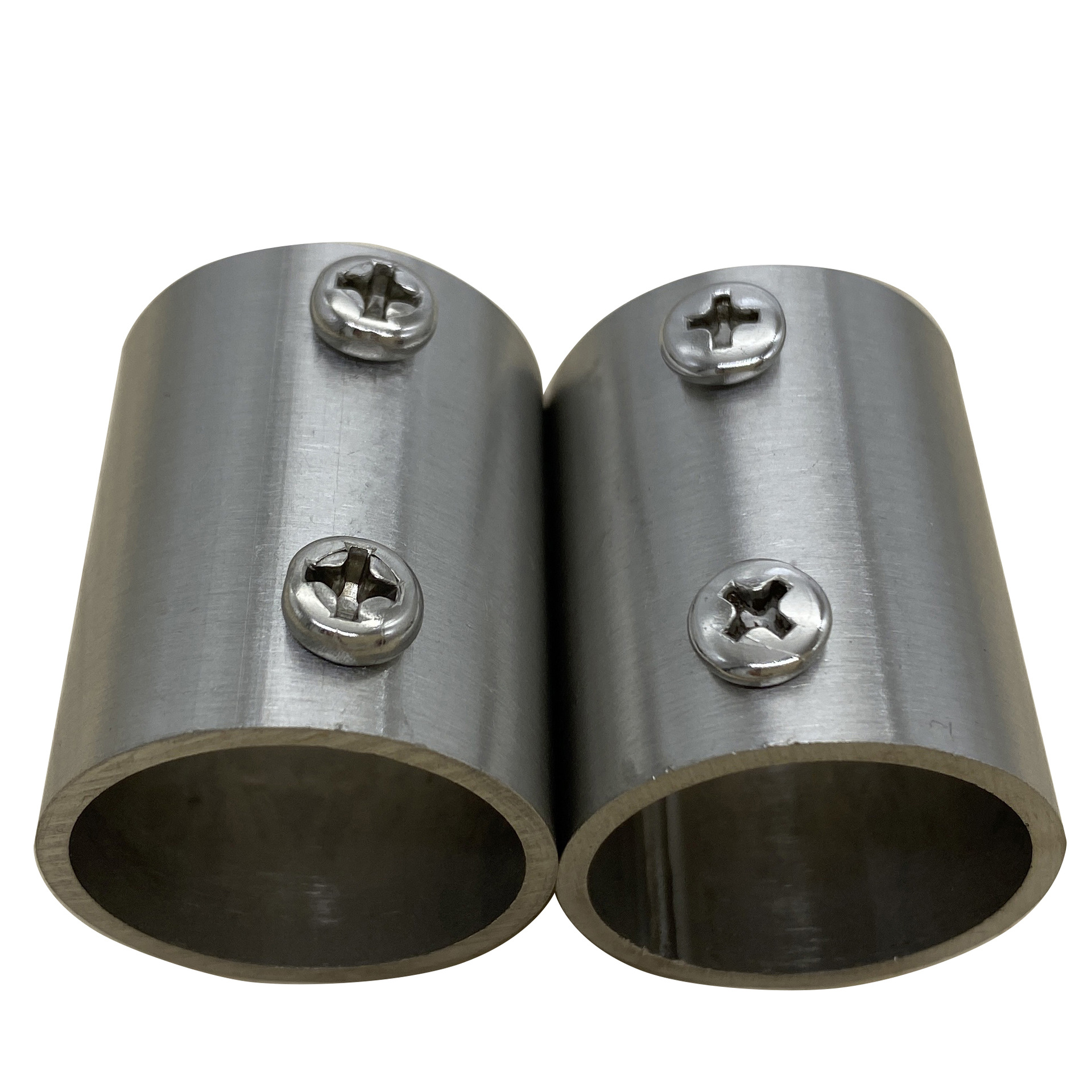 厂家批发不锈钢圆管连接件外连接管延长头晾衣杆衣柜杆加长驳接头