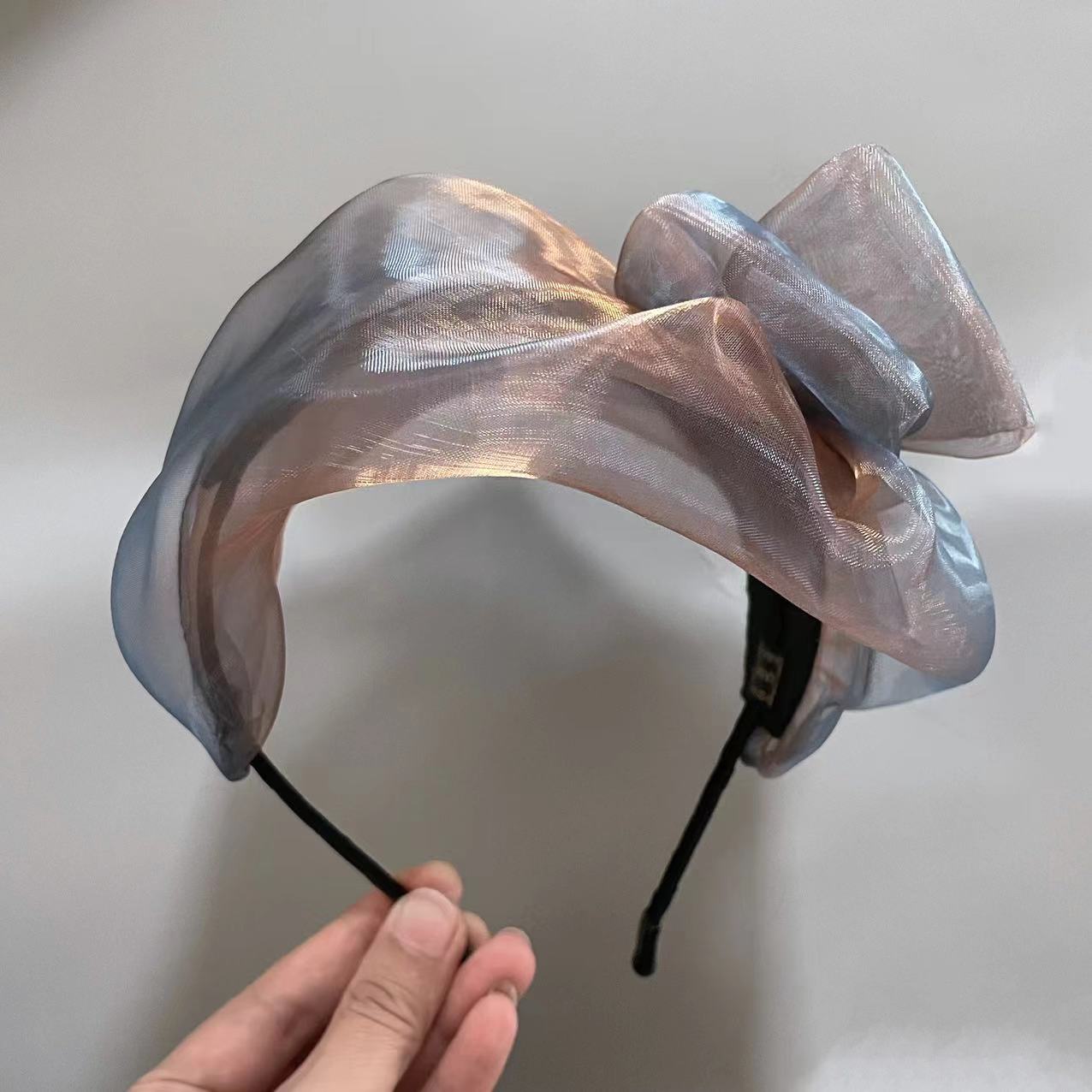 抖音爆款春夏薄款遮白发发箍气质百搭头饰配饰加宽边头箍渐变发饰