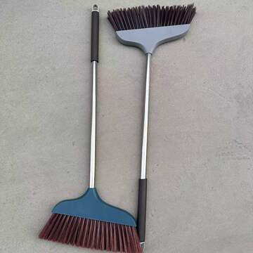 塑料扫把除尘扫帚笤帚长把柄家用加大加厚-阿里巴巴