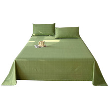 老粗布床笠罩床单100加厚全包床垫保护罩防尘枕套三件套