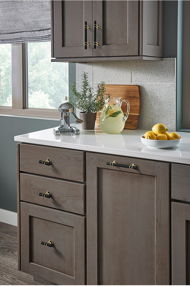 现代简约橱柜柜门拉手美式轻奢黑色北欧衣柜加长拉手把手家具五金