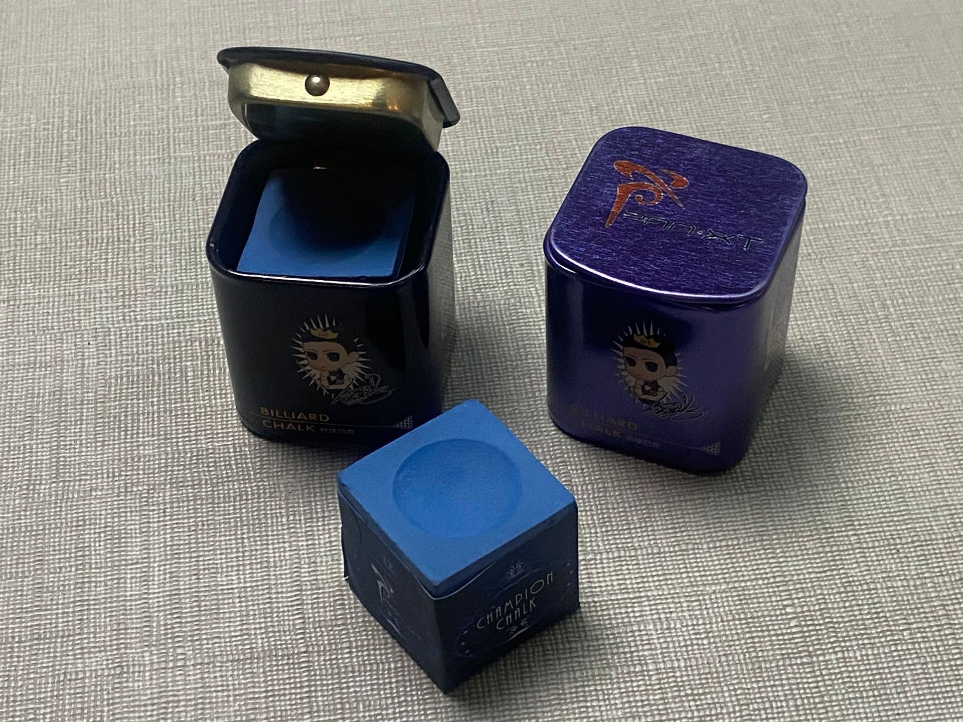 巧克粉抢擦粉个人专用油性九球绿色粉性斯诺克品牌球厅专用巧克粉